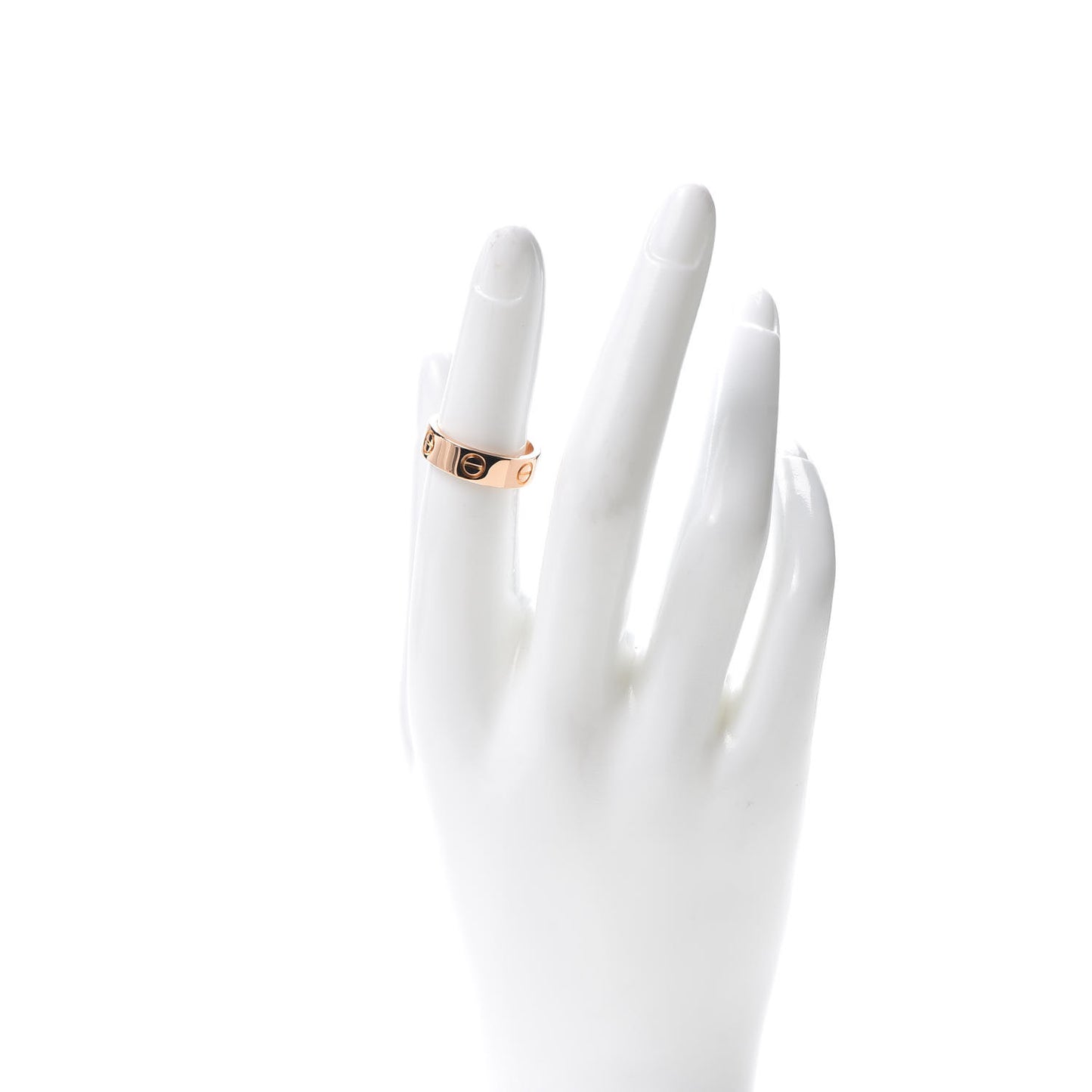 18K Pink Gold 5.5mm LOVE Ring 50 5.25
