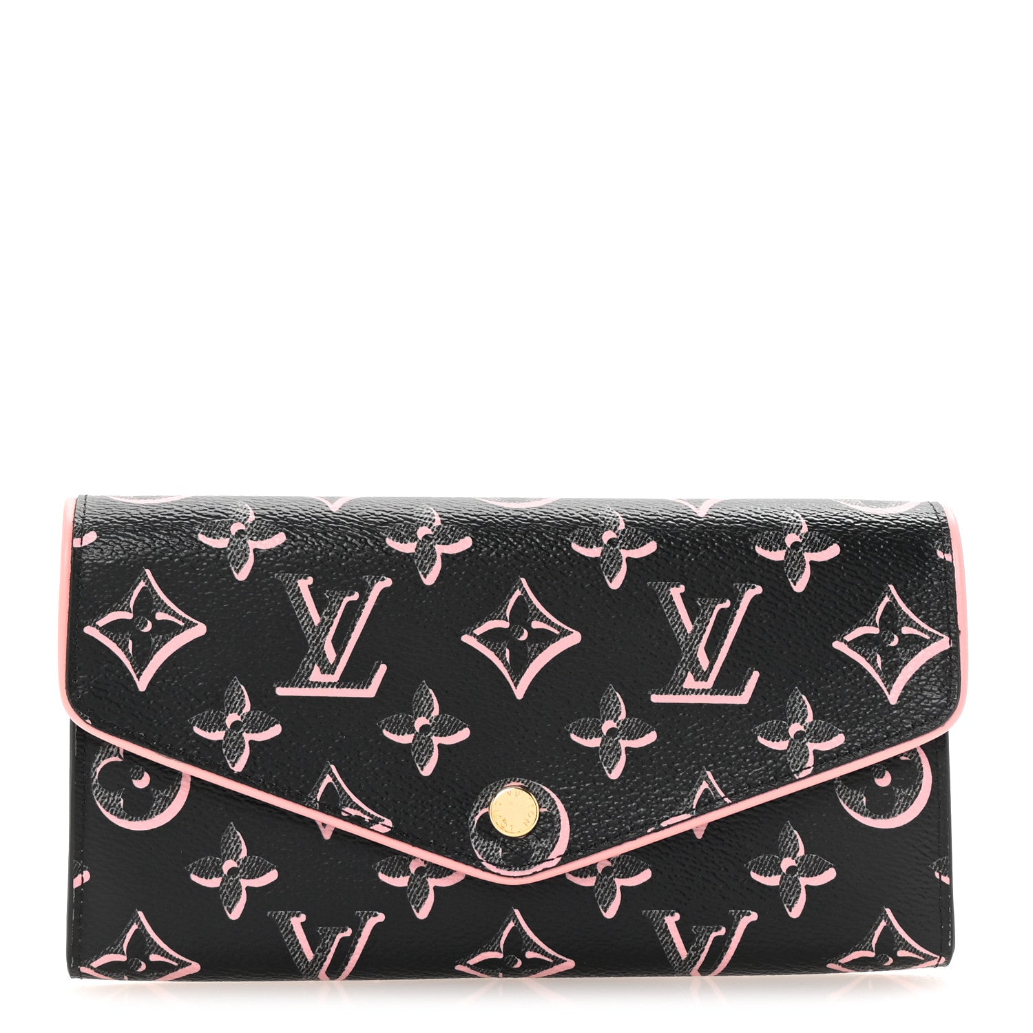 Louis Vuitton Monogram Fall For You Sarah Wallet Black 1 of 7