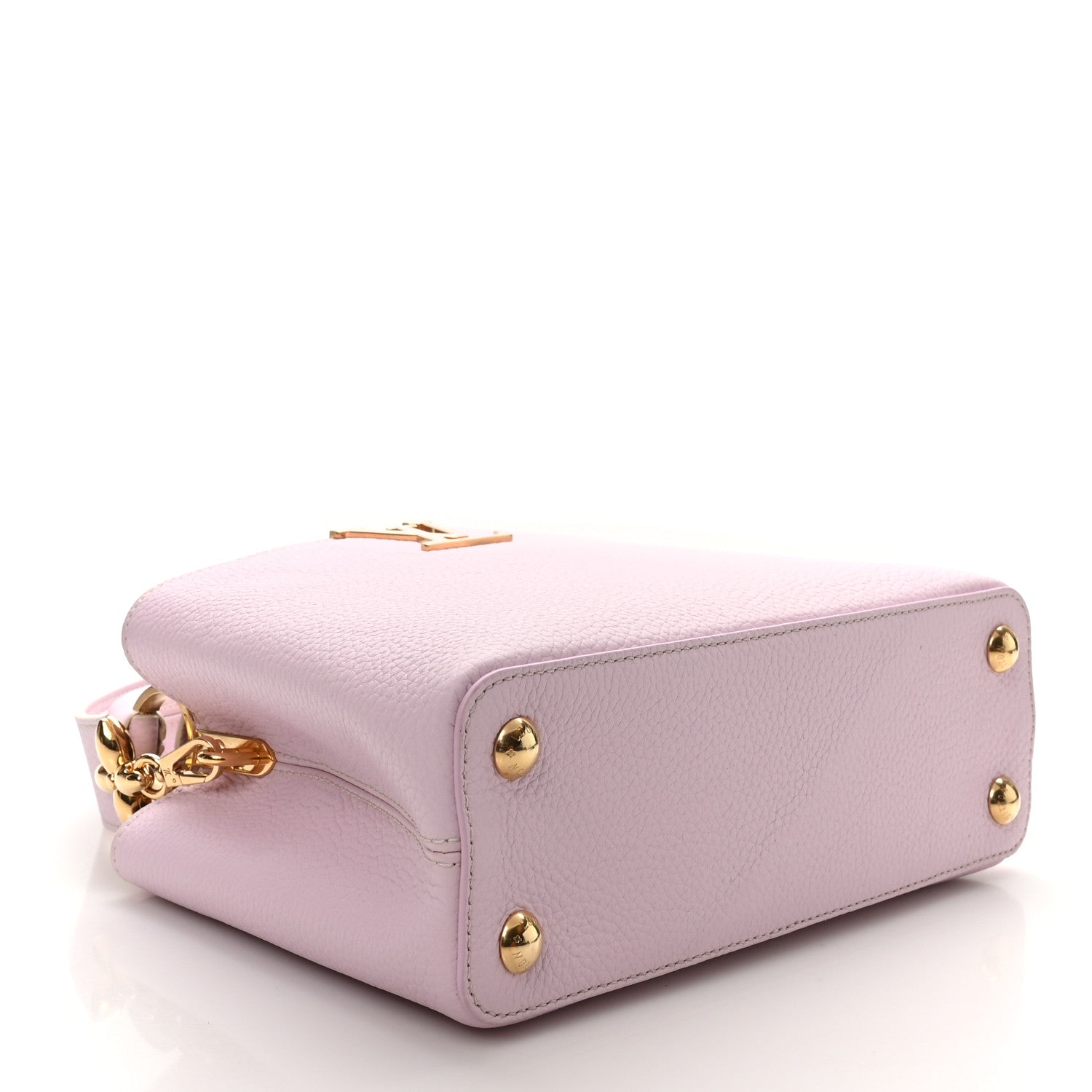 Louis Vuitton Taurillon MiniMe Capucines BB Guimauve Powder White 4 of 10