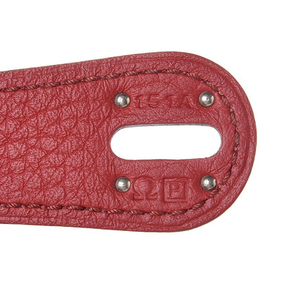Hermes Taurillon Clemence Lindy 34 Rouge Garance 6 of 13