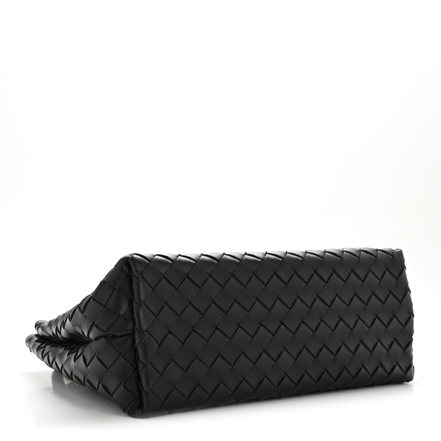 Nappa Intrecciato Medium Andiamo Shoulder Bag Black Black