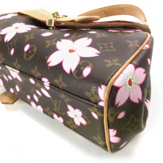 Louis Vuitton Monogram Cherry Blossom Sac Retro Bag Brown 5 of 9