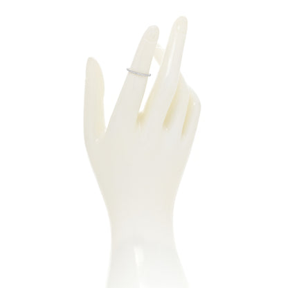 Cartier 18K White Gold Diamond 1.5mm Etincelle de Cartier Wedding Band Ring 47 4 2 of 5