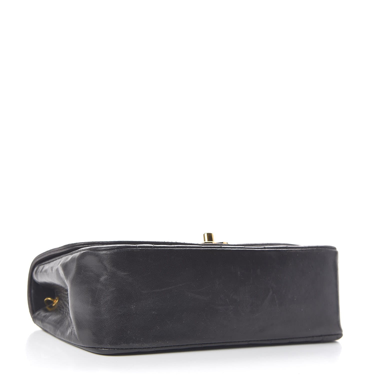 Chanel Lambskin Quilted Small Single Flap Black 4 of 13