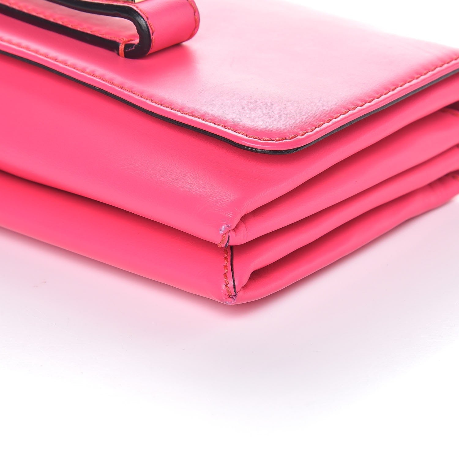 Valentino Garavani Nappa Va Va Voom Shoulder Bag Fuxia Fluo 9 of 9