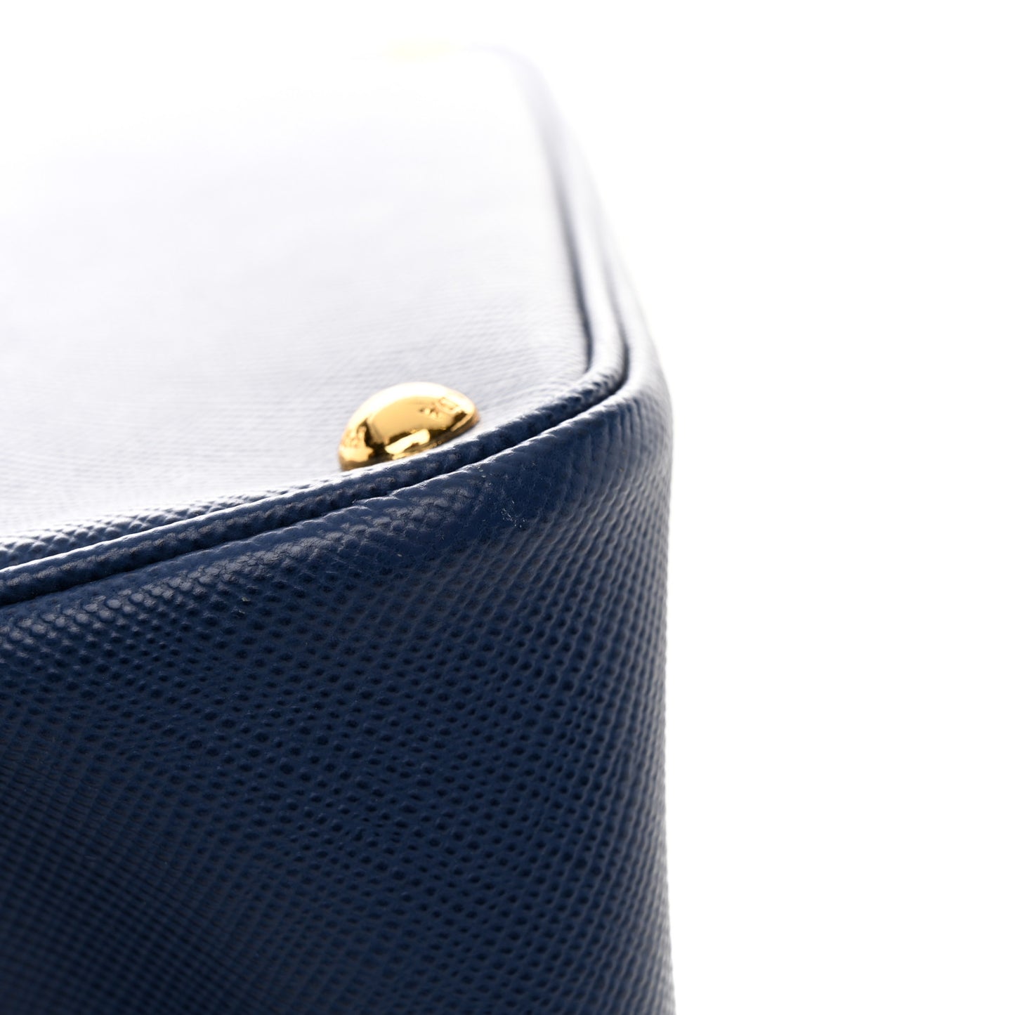 Saffiano Cuir Large Double Bag Bleuette