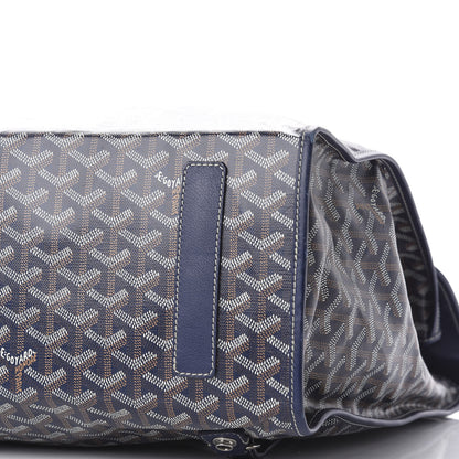 Goyard Goyardine Saint Leger Soft Briefcase Backpack Navy 6 of 9
