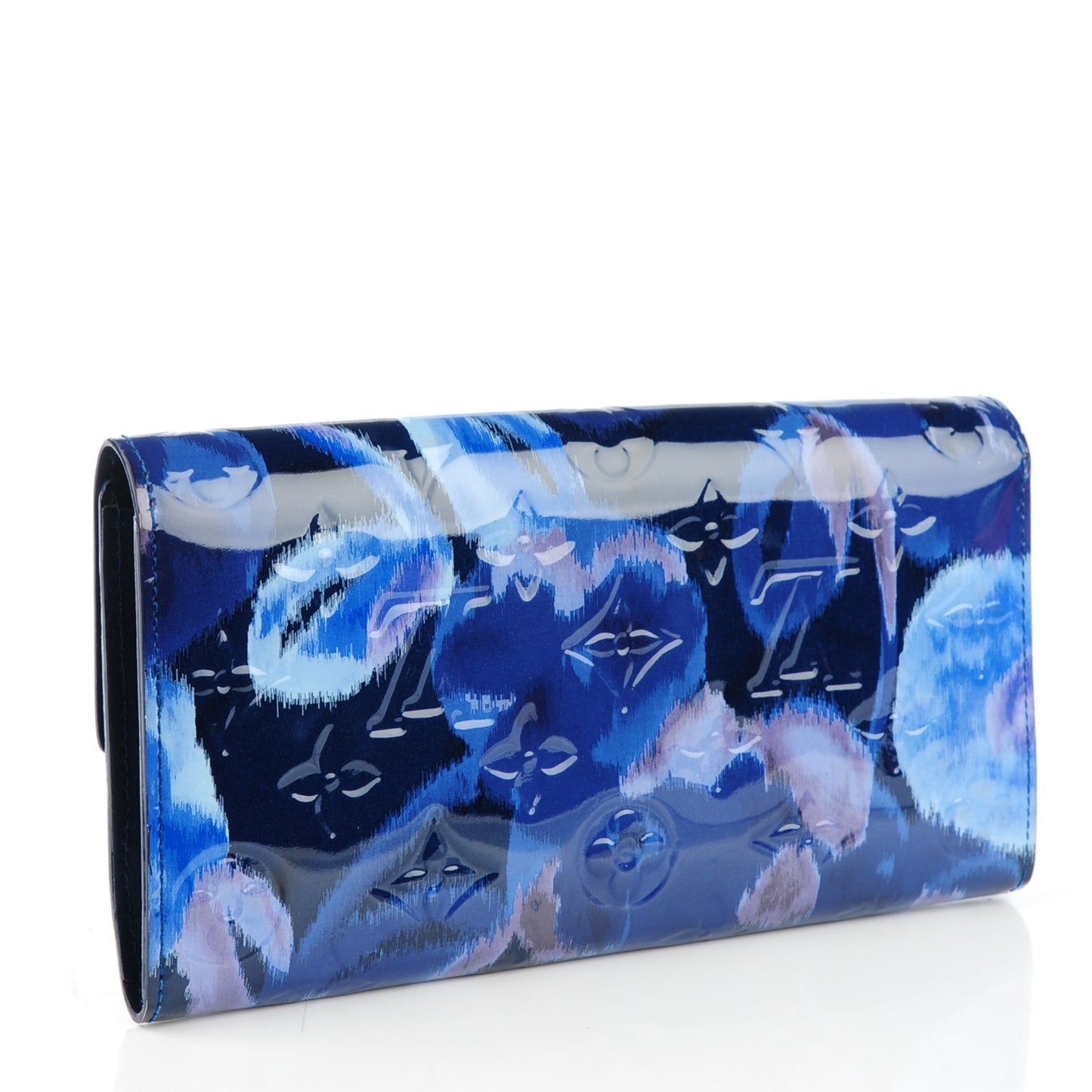Vernis Ikat Sarah Wallet Grand Blue