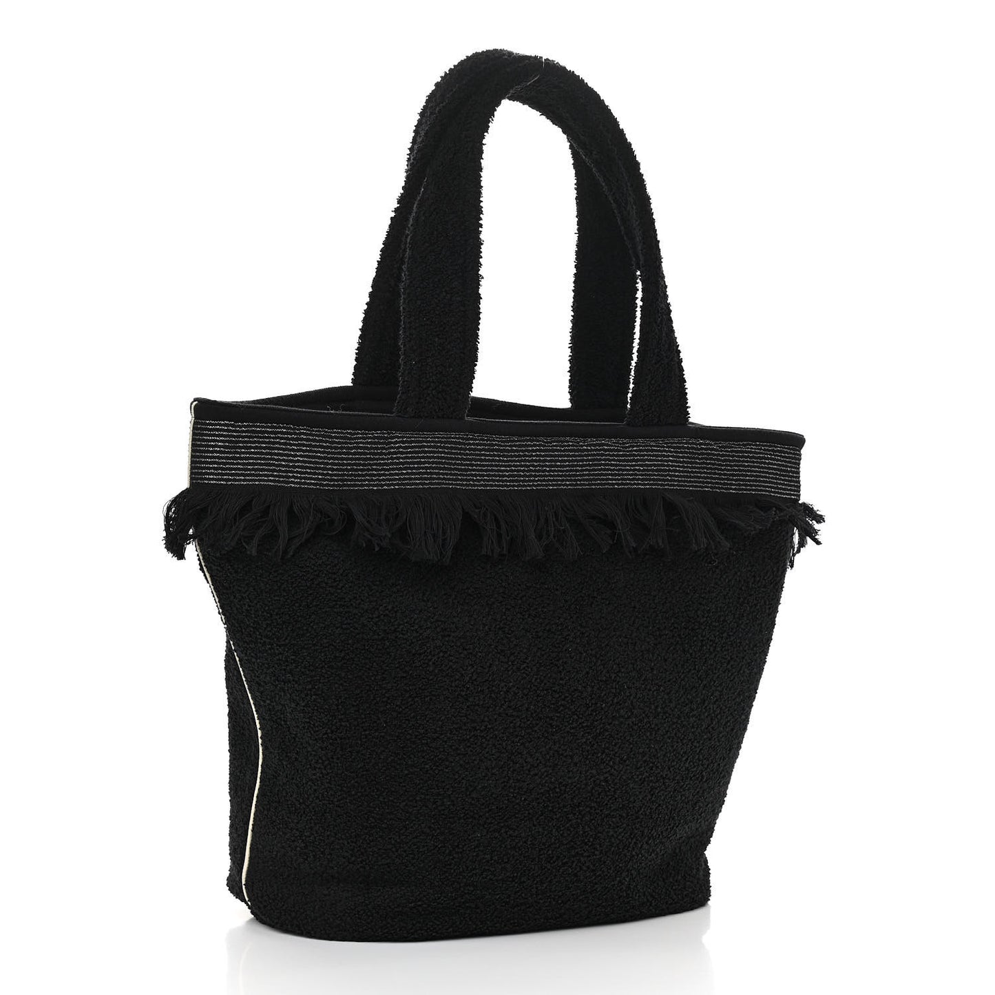 Terry Cotton CC Beach Tote Towel Set Black