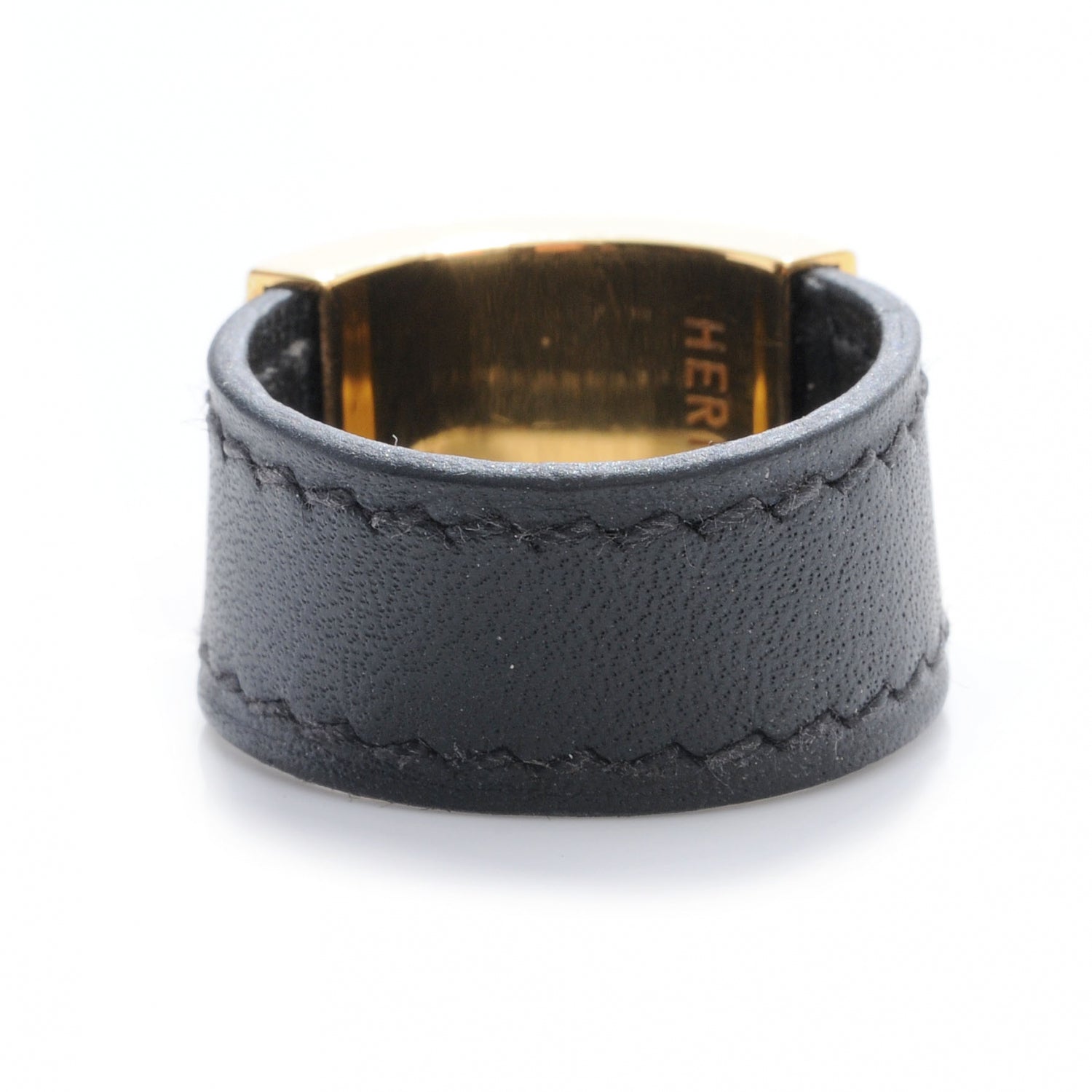 Hermes Mens Chamonix Collier De Chien Ring XL 11 Black 5 of 6