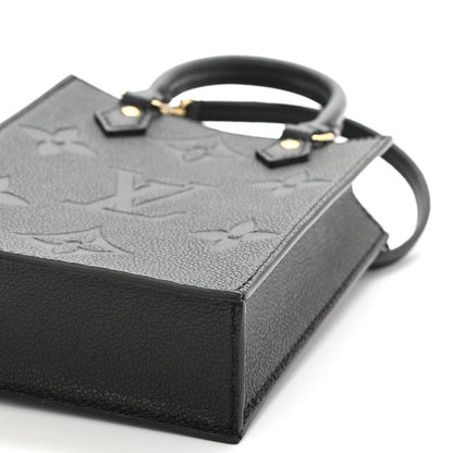 Louis Vuitton Empreinte Monogram Giant Petit Sac Plat Black 7 of 7