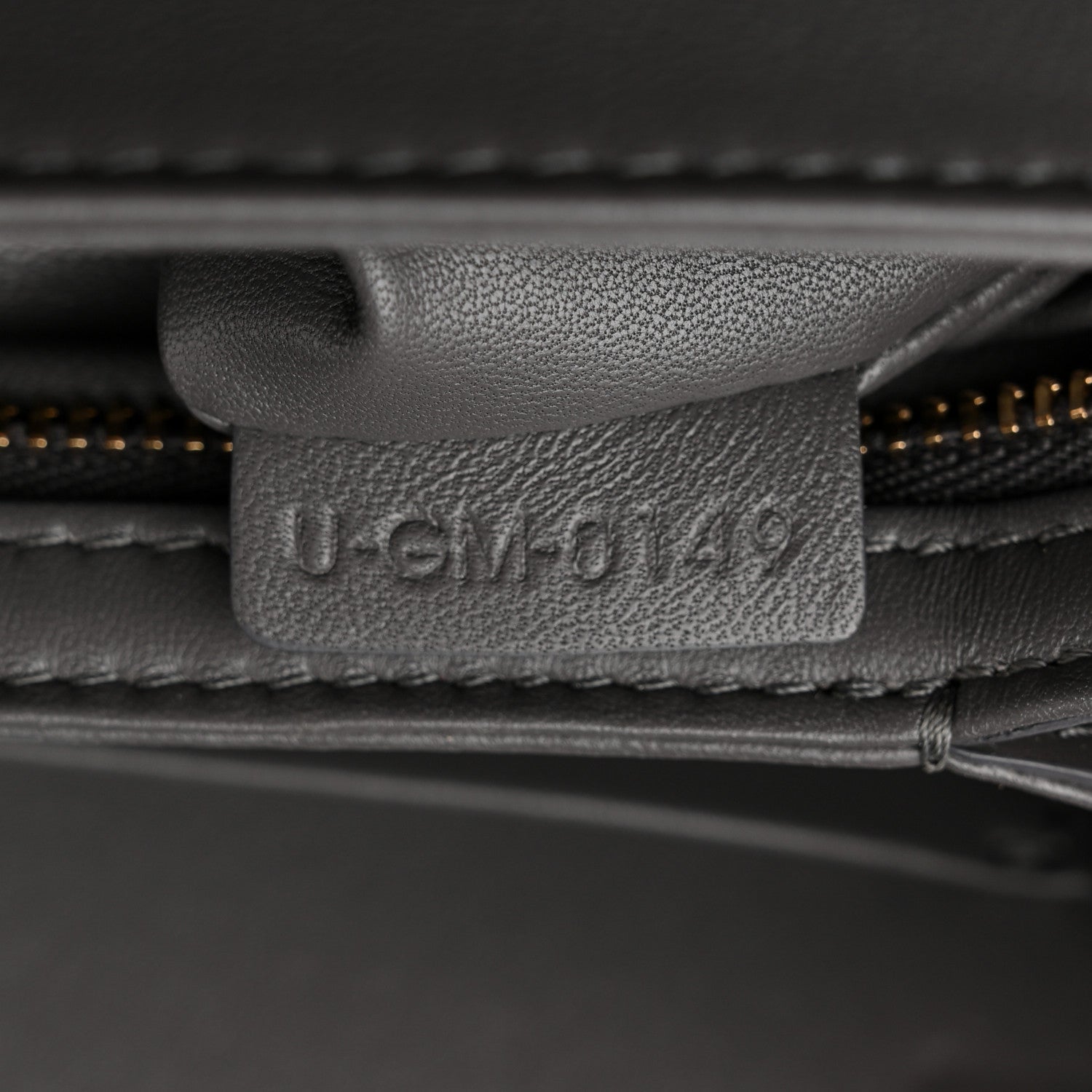 Celine Shiny Calfskin Medium Triomphe Grey 8 of 14