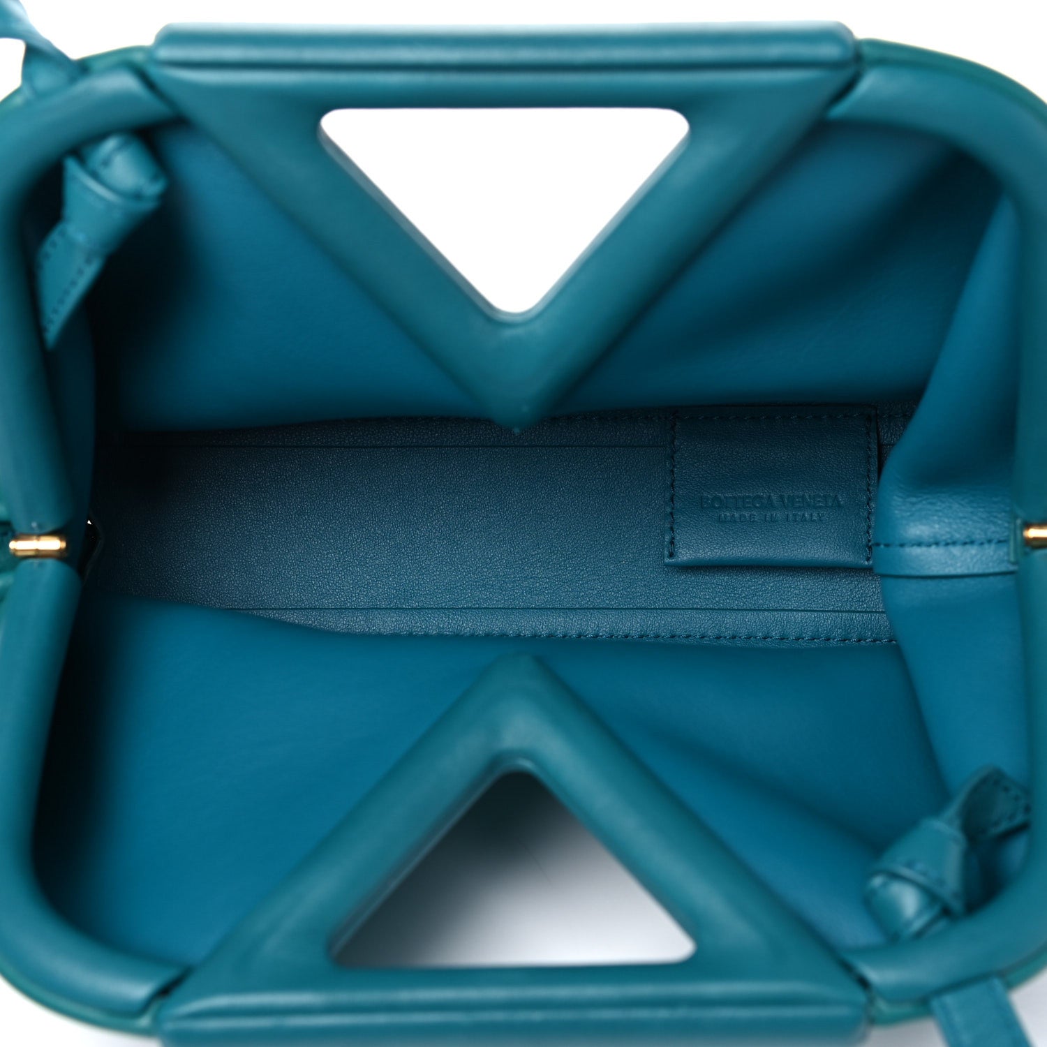 Bottega Veneta Calfskin Small The Point Triangle Bag Mallard 5 of 11