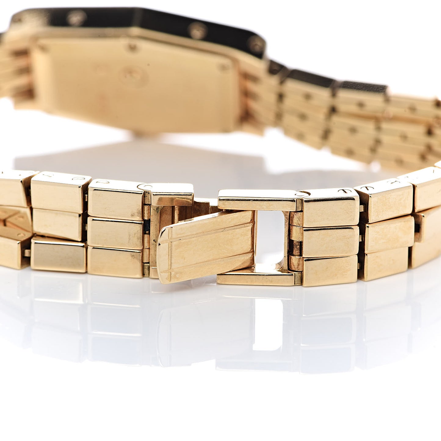 18K Yellow Gold Diamond 18mm Lanieres Quartz Watch