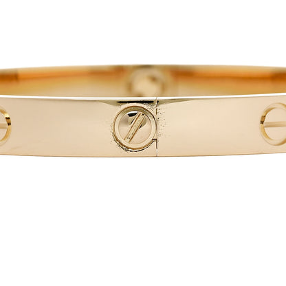 Cartier 18K Yellow Gold LOVE Bracelet 18 4 of 8