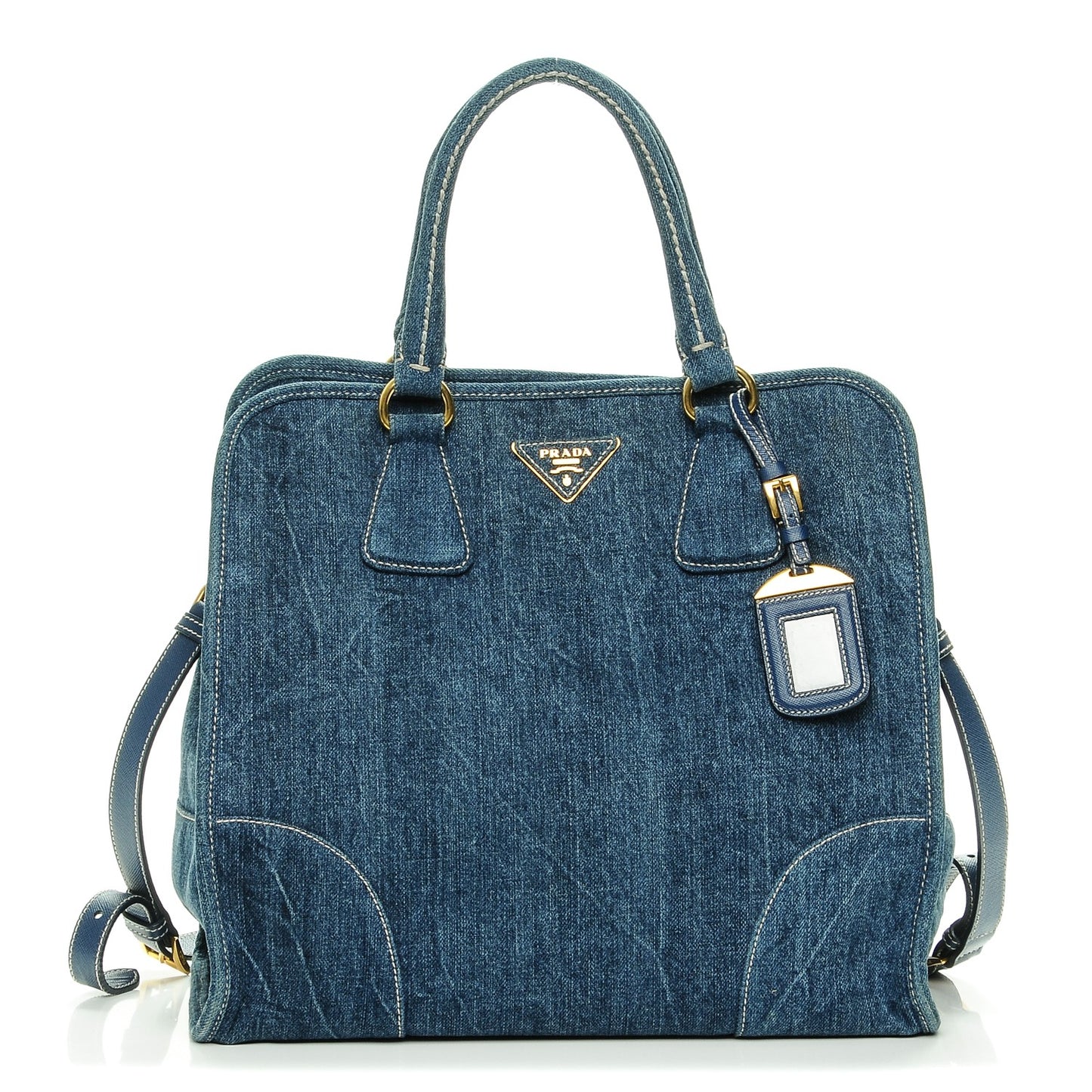 Denim Shopping Tote
