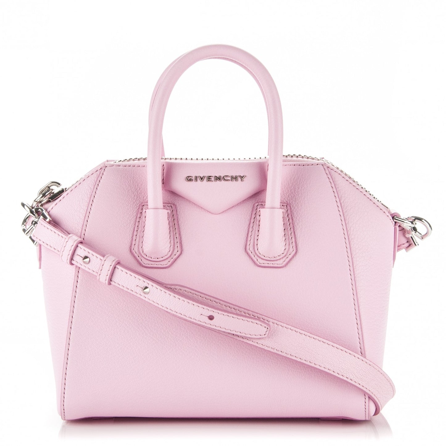 Sugar Goatskin Mini Antigona Pink