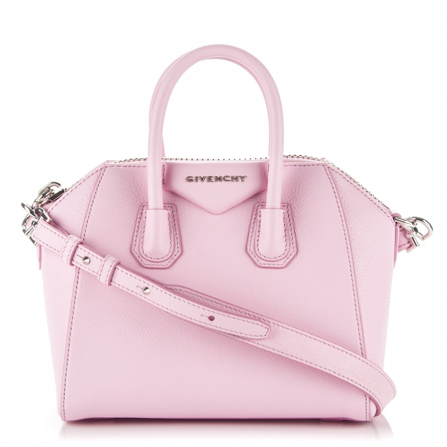 Givenchy Sugar Goatskin Mini Antigona Pink 1 of 7