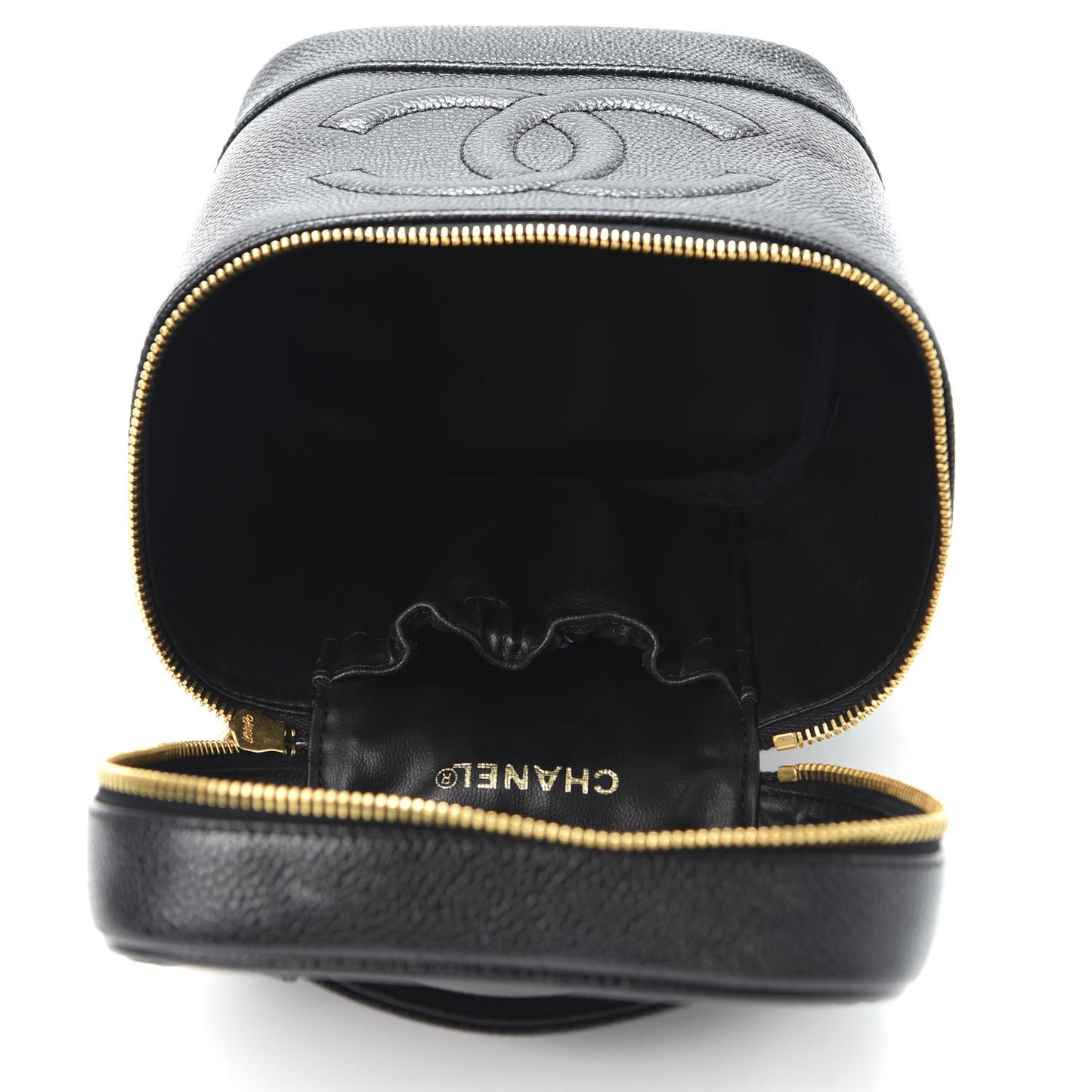 Caviar Cosmetic Vanity Bag Black