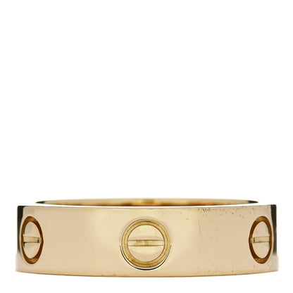 Cartier 18K Yellow Gold 5.5mm LOVE Ring 65 11 1 of 5