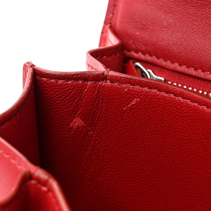 Celine Smooth Calfskin Small Classic Box Flap Bag Red 11 of 15