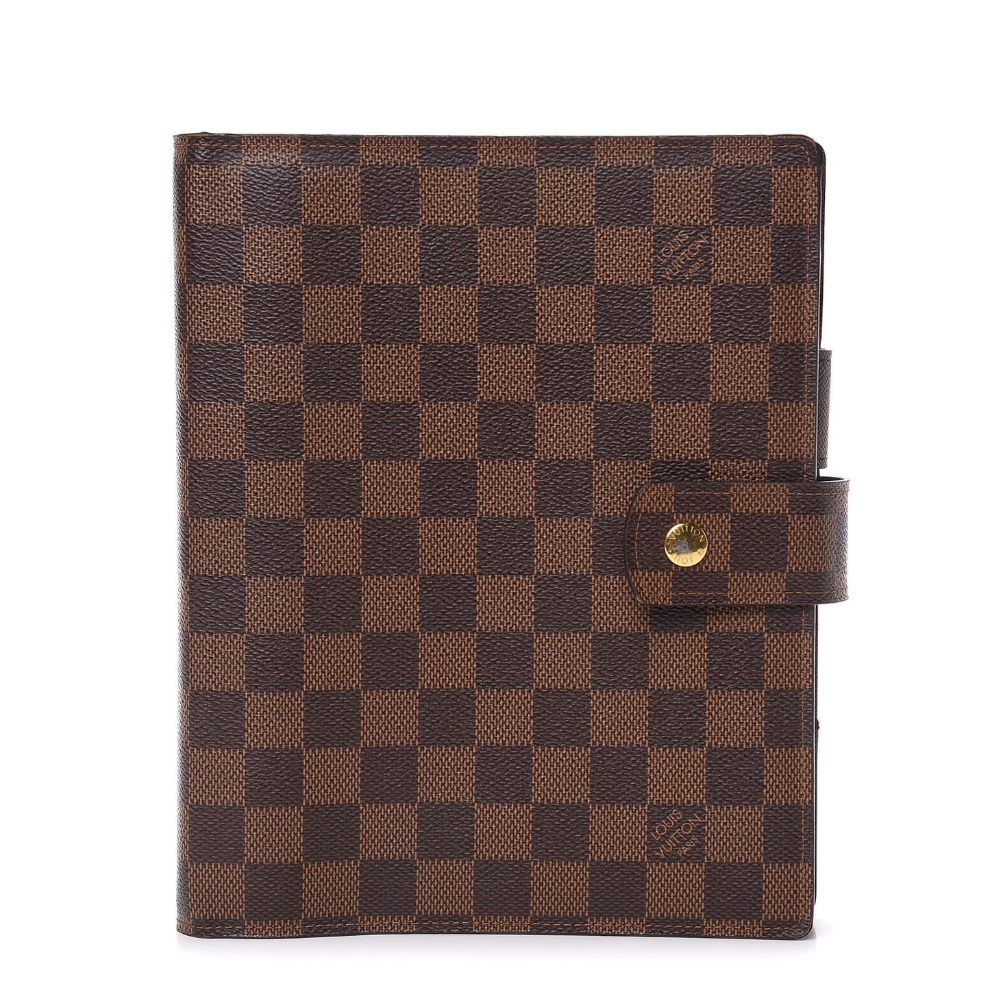 Damier Ebene Large Ring Agenda Cover