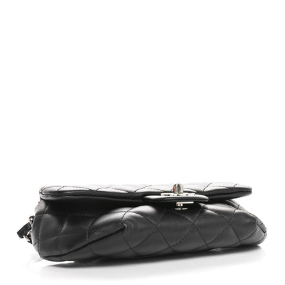 Chanel Calfskin Quilted CC Uniform Flap Belt Bag Black 4 of 11