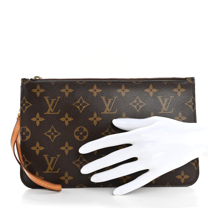Louis Vuitton Monogram Neverfull MM GM Pochette 2 of 9