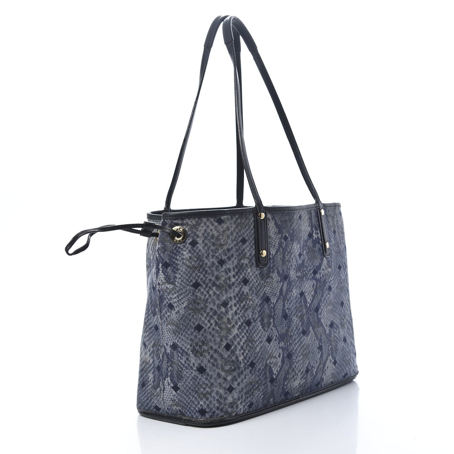 Visetos Medium Reversible Shopper Tote Black