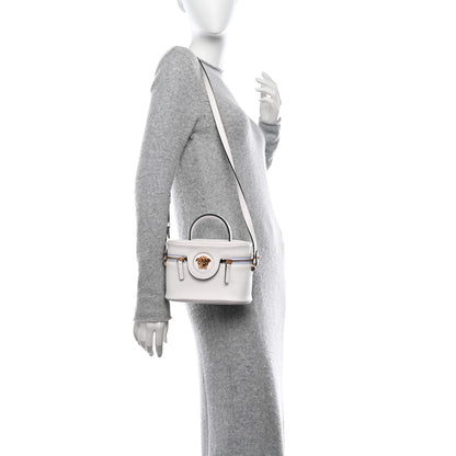 Versace Grained Calfskin Medusa Vanity Case Optical White 2 of 13