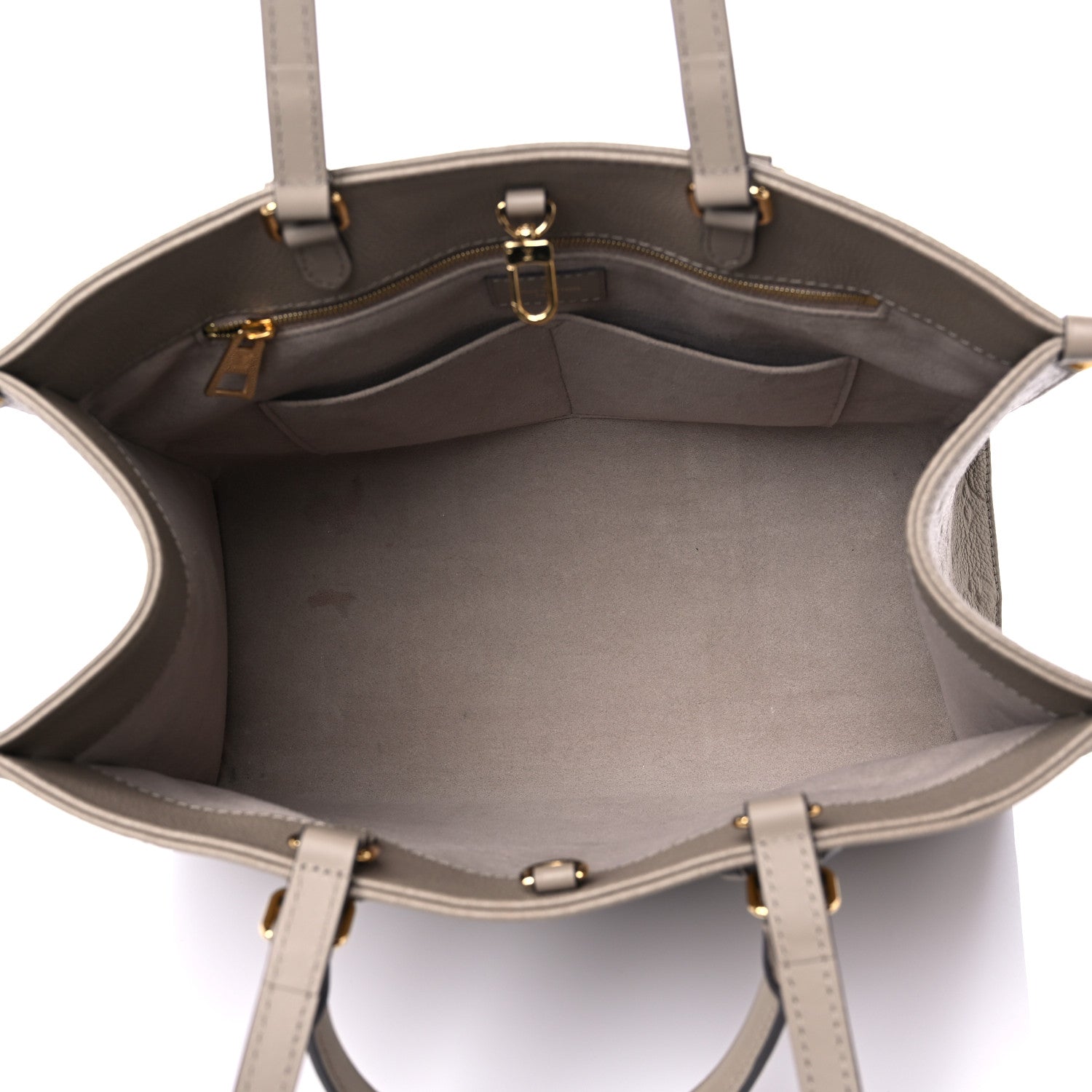 Louis Vuitton Empreinte Monogram Giant Onthego MM Tourterelle 5 of 18