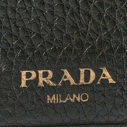 Prada Vitello Move 6 Key Holder Black 6 of 8
