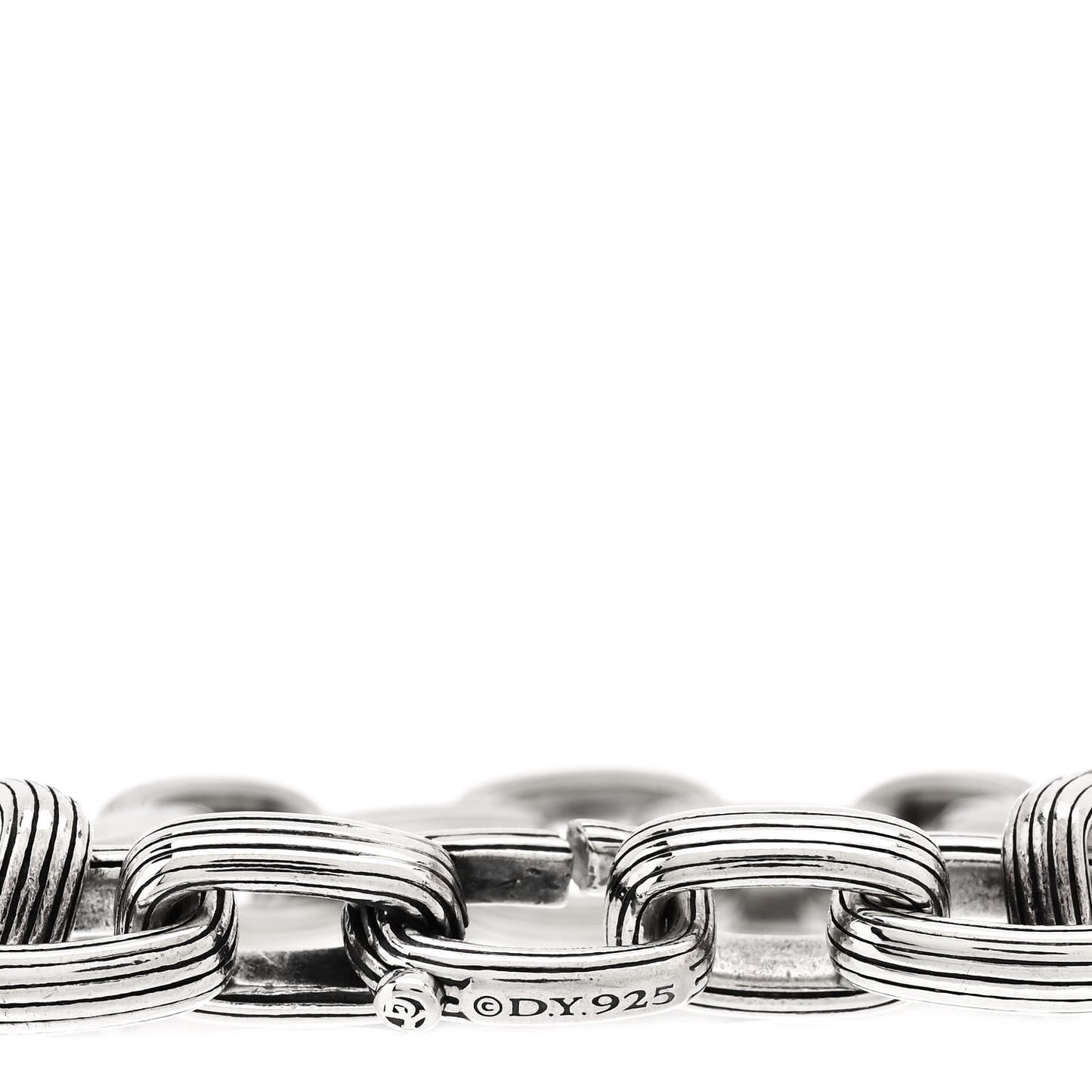 Sterling Silver Royal Cord Link Bracelet