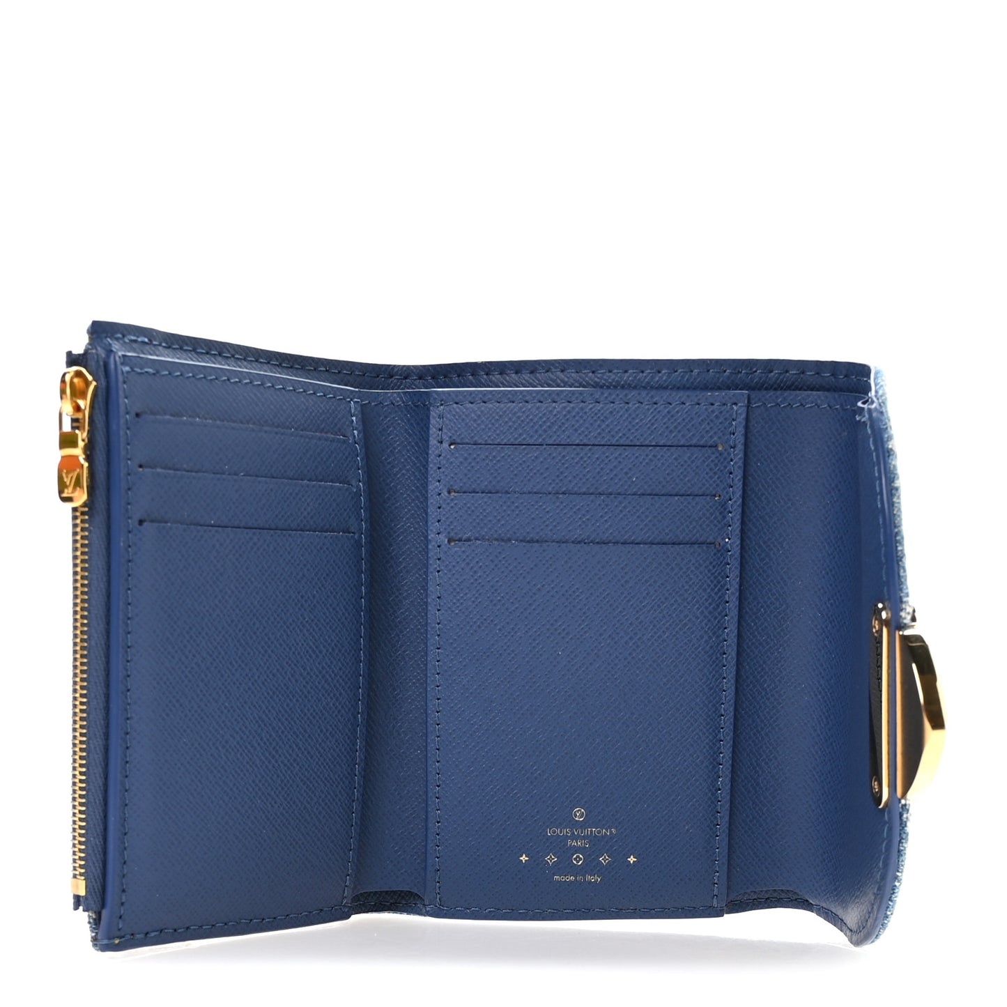 Denim Amelia Compact Wallet Blue