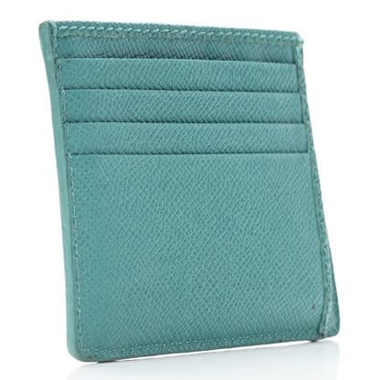 Burberry Calfskin Card Holder Blue 3 of 6