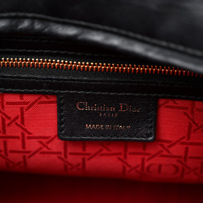 Christian Dior Lambskin Cannage Large Lady Dior Black 7 of 13