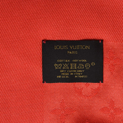Louis Vuitton Silk Wool Monogram Shawl Pomme D'Amour 5 of 5
