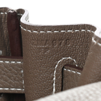 Hermes Togo Kelly Retourne 32 Etoupe 7 of 11