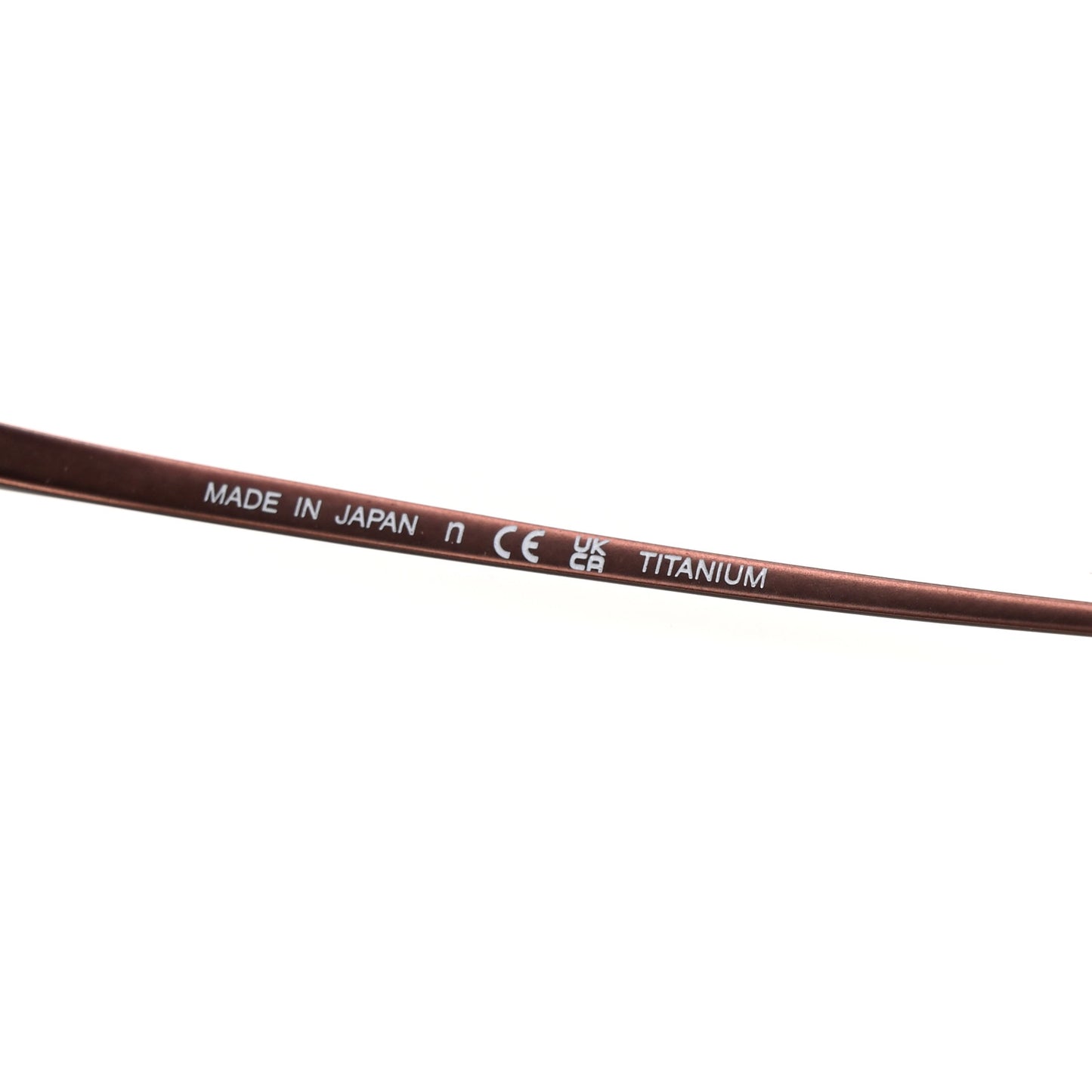 Titanium Rimless Square Sunglasses 4287-T Bronze