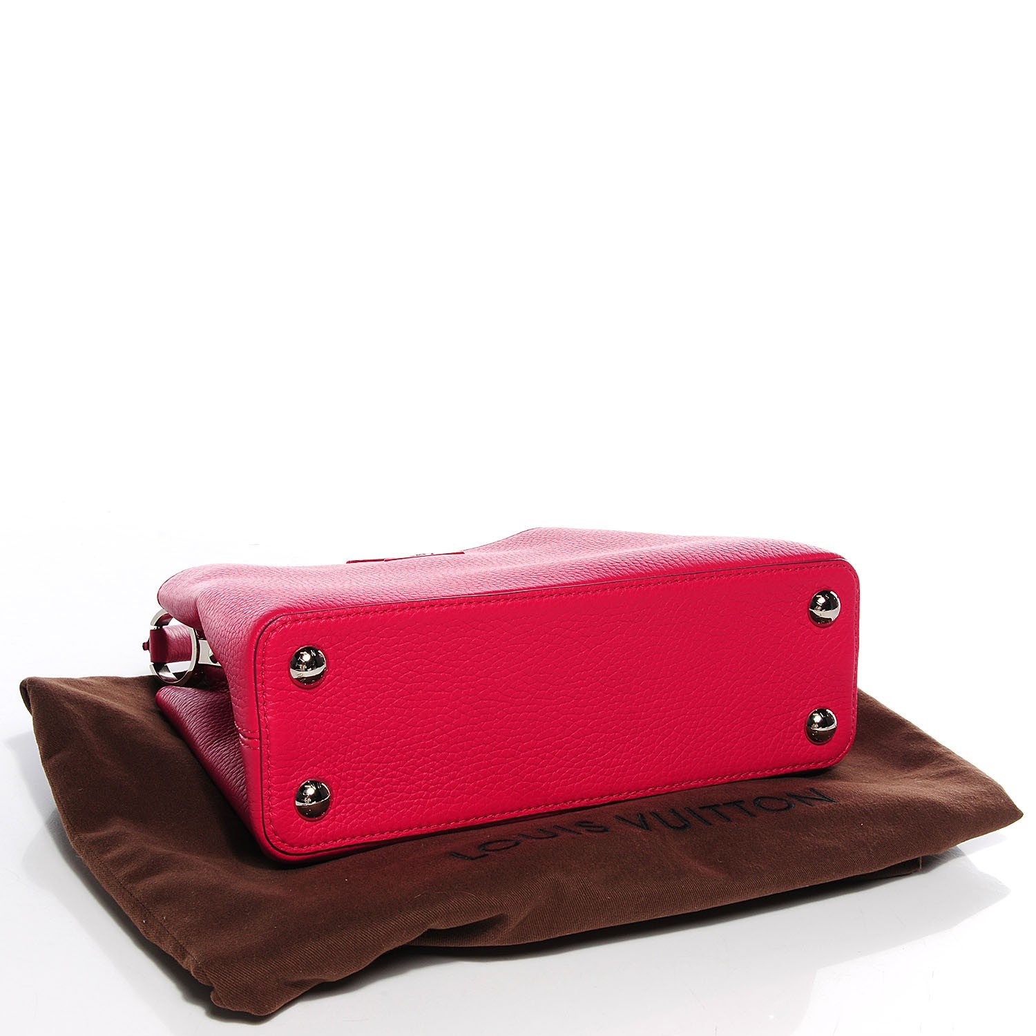 Louis Vuitton Taurillon Capucines BB Fuchsia 4 of 7
