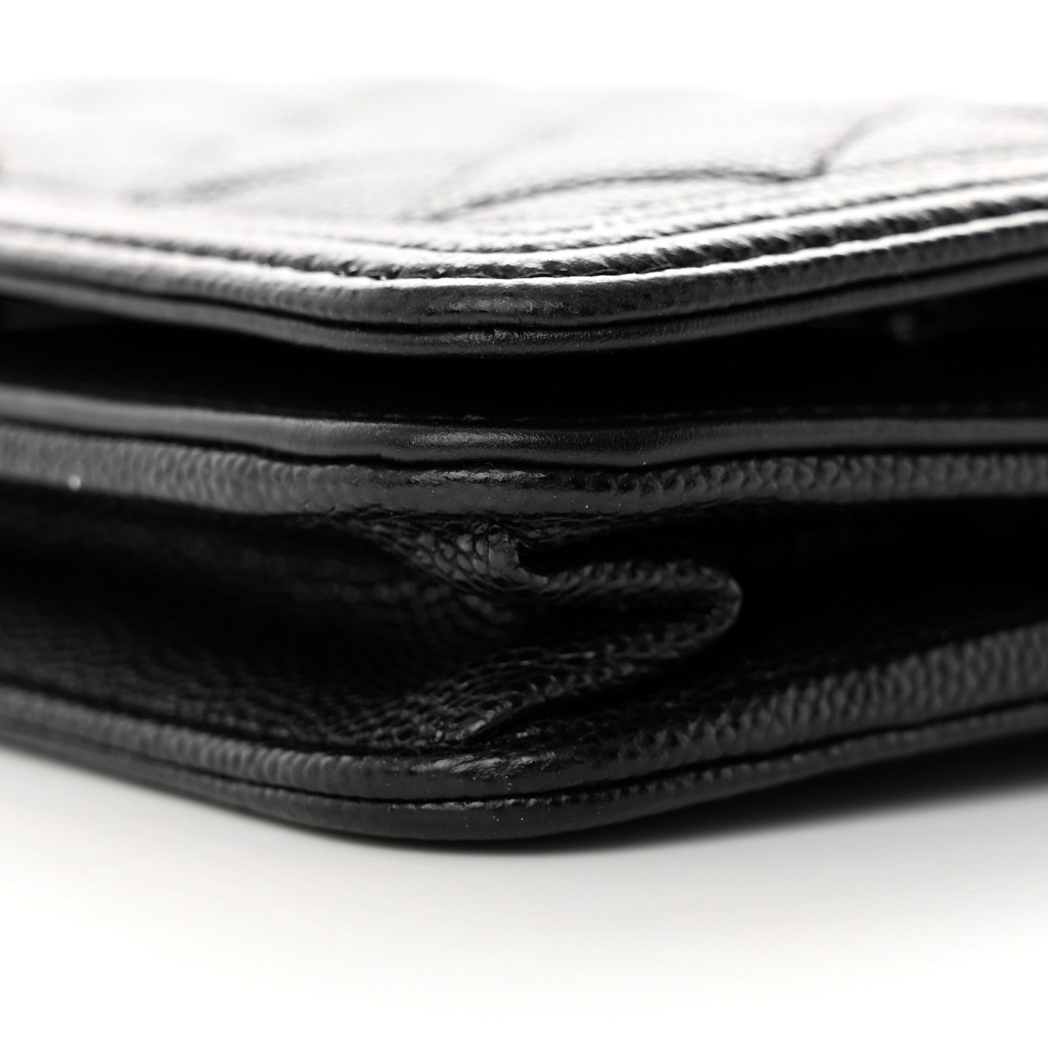 Chanel Caviar Quilted Boy Wallet On Chain WOC Black 11 of 15