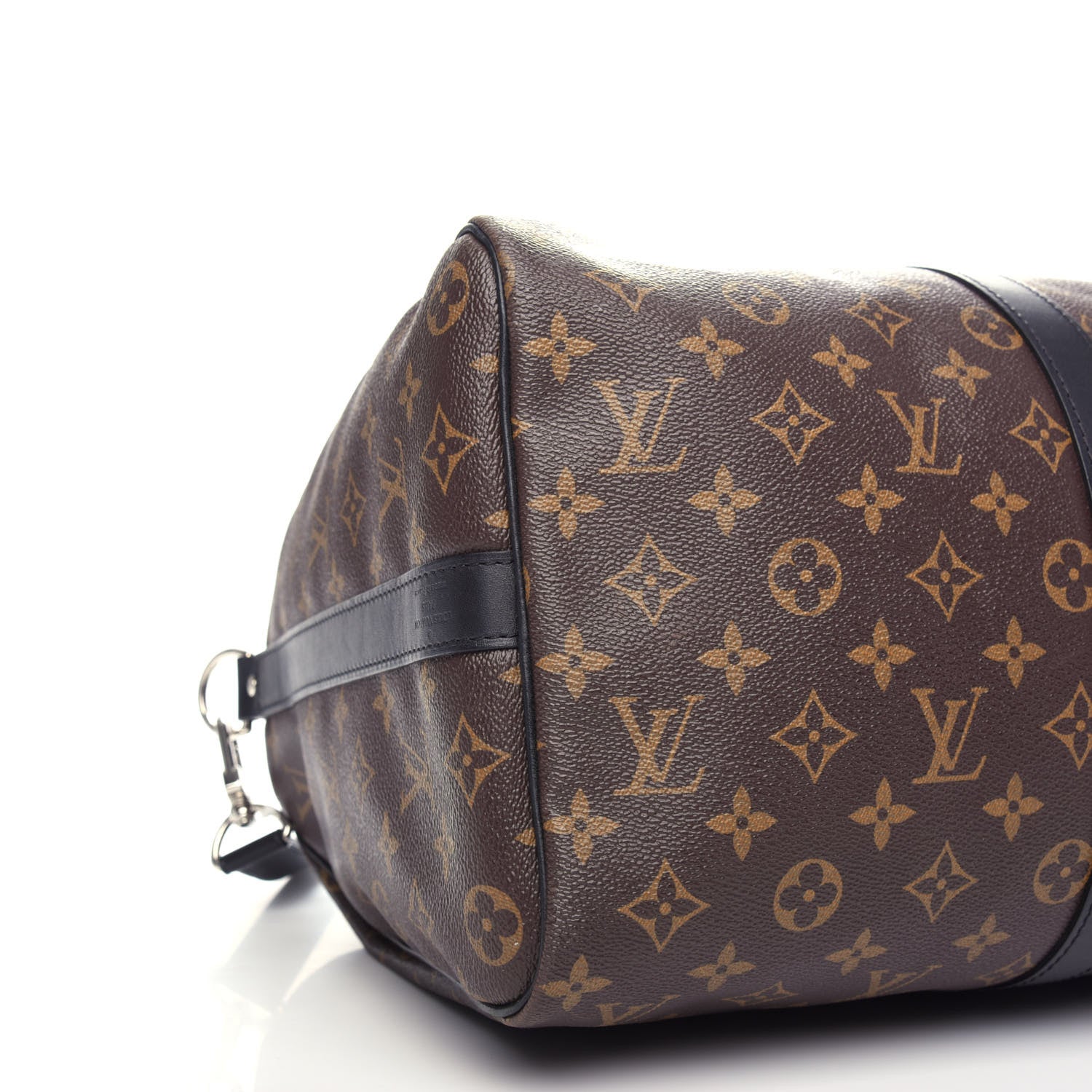 Louis Vuitton Monogram Macassar Keepall Bandouliere 45 7 of 10
