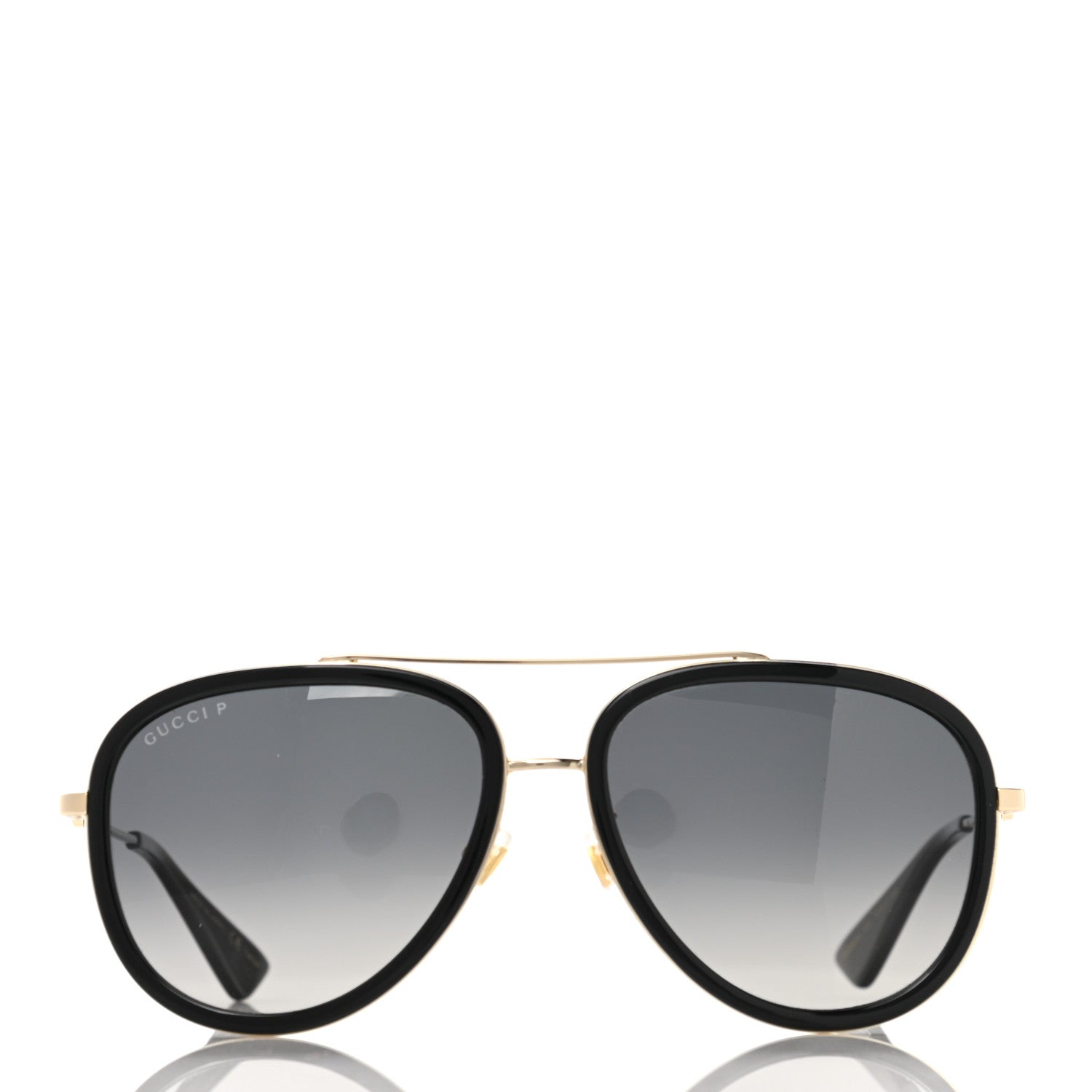 Gucci Aviator Sunglasses GG0062S Black Gold 2 of 7