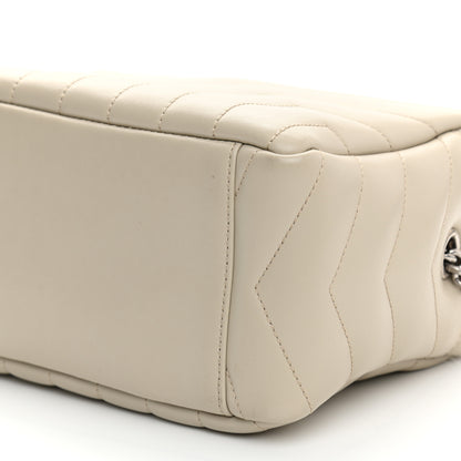 Saint Laurent Calfskin Y Quilted Monogram Small Loulou Bowling Bag Ivory 8 of 8