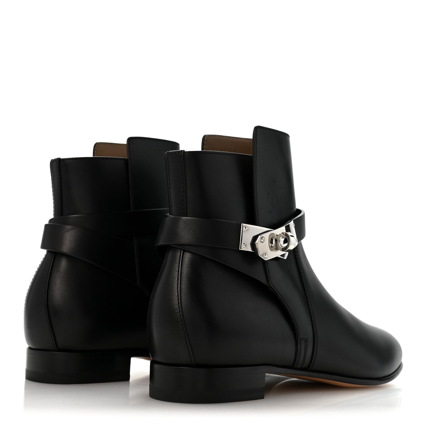 Calfskin Neo Low Boots 37 Black