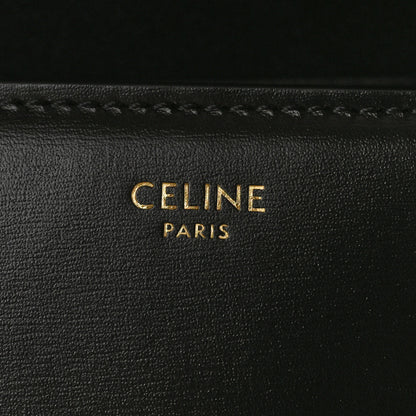 Celine Shiny Calfskin Medium Triomphe Black 6 of 9