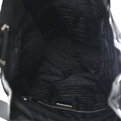Prada Tessuto Nylon Saffiano Medium Backpack Black 5 of 10
