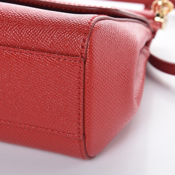 Dauphine Small Miss Sicily Satchel Dark Red
