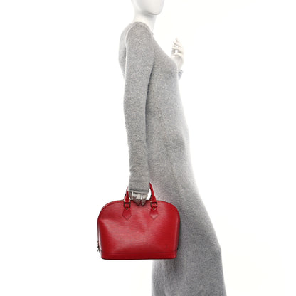 Louis Vuitton Epi Alma PM Castillan Red 2 of 11