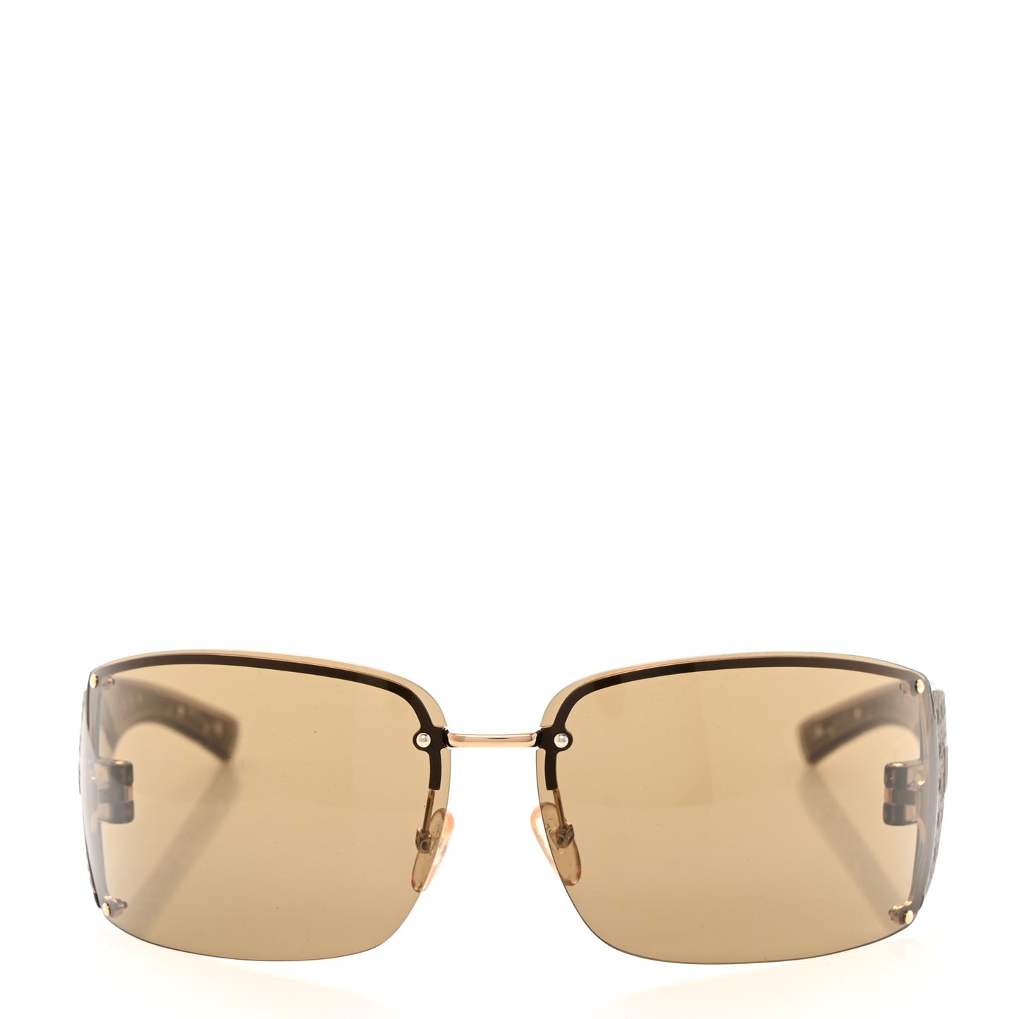 Quadrille Sunglasses Gold Beige